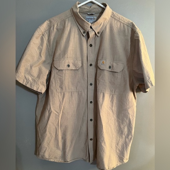 CARHARTT original fit Mens size XL button down casual shirt - Picture 2 of 10